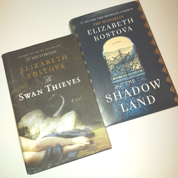 5 books for $25- Elizabeth Kostova Novel Duo- The Swan Thieves & The Shadow Land - Picture 1 of 7